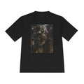 Tactical Raccoon K9 Graphic Tee — Dark Space Explorer Shirt