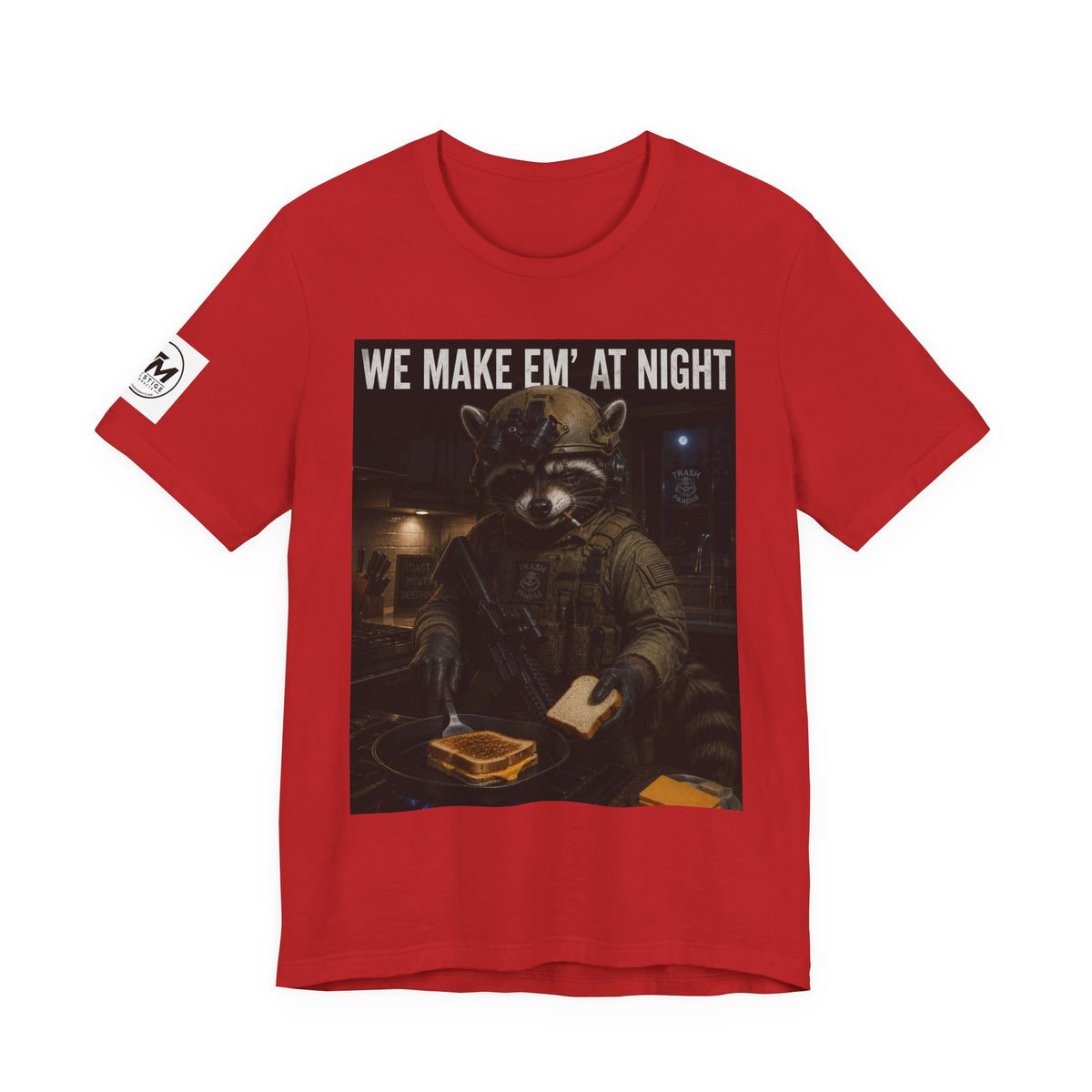 We Make Em' At Night Racoon T-Shirt