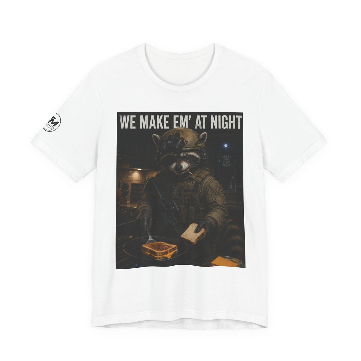 We Make Em' At Night Racoon T-Shirt
