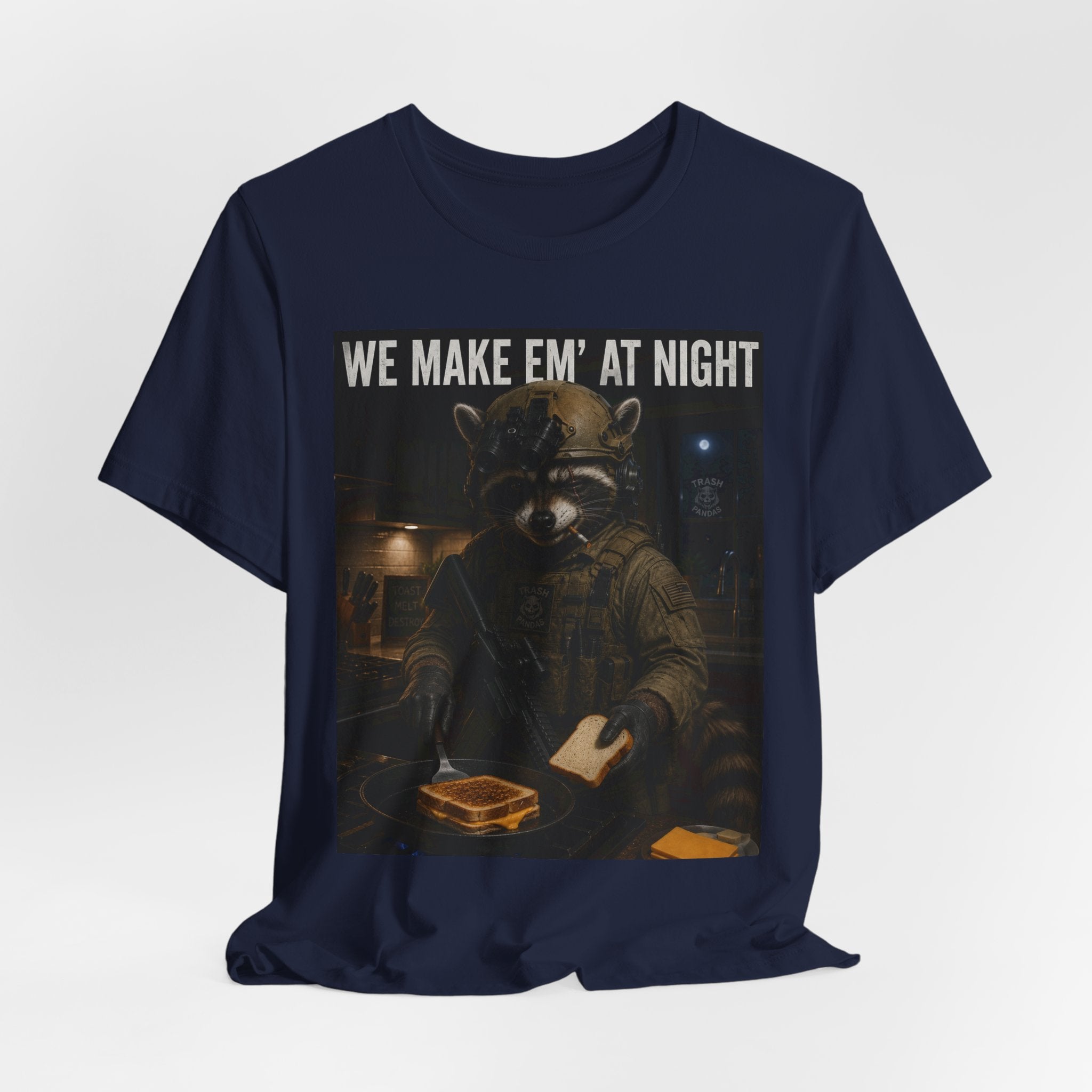 We Make Em' At Night Racoon T-Shirt