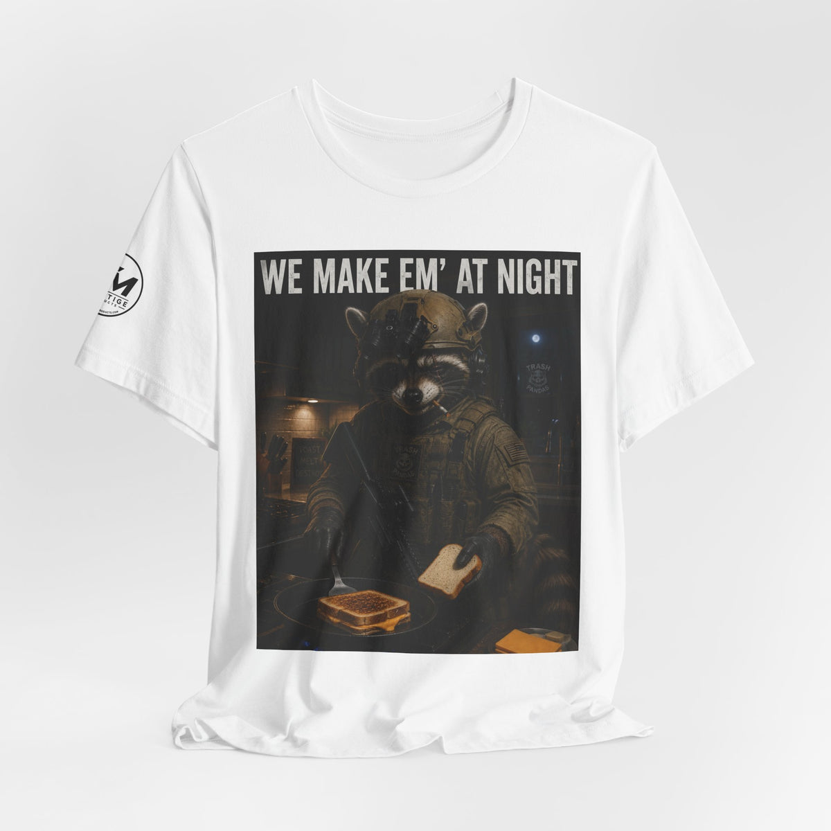 We Make Em' At Night Racoon T-Shirt
