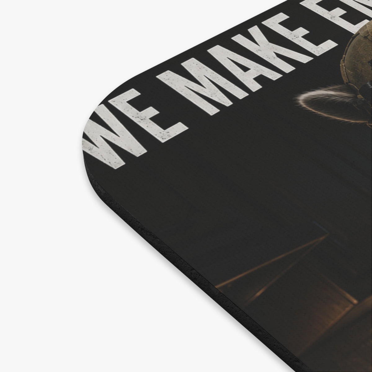 Tactical Raccoon Mouse Pad — 'We Make Em' At Night' Gaming Desk Mat
