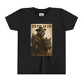 Youth T-Shirt – "Eye for an Eye" Raccoon Rider Graphic Tee
