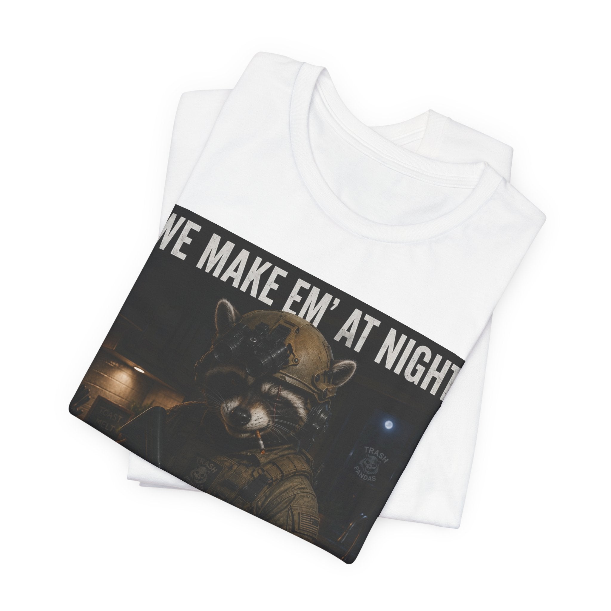 We Make Em' At Night Racoon T-Shirt