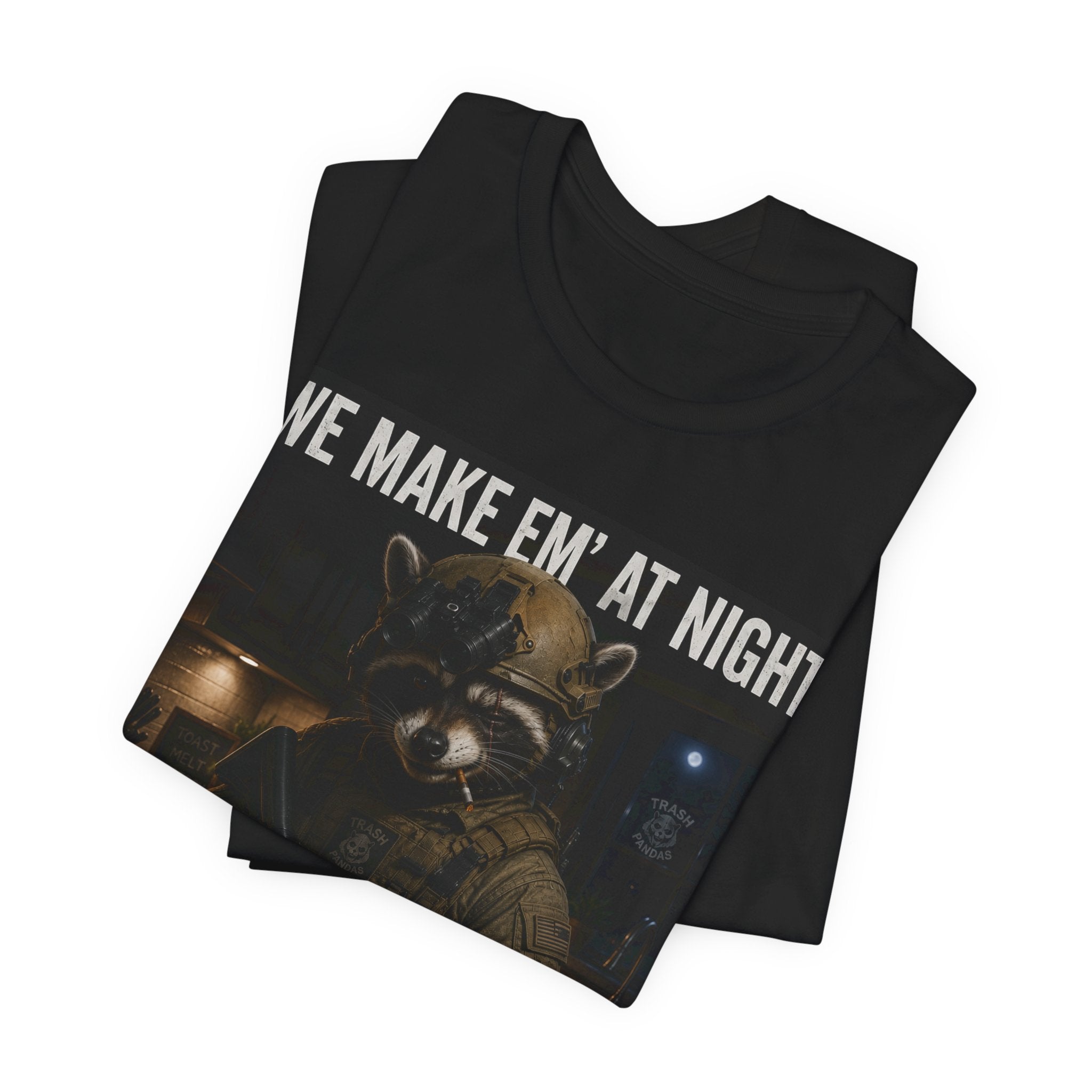We Make Em' At Night Racoon T-Shirt
